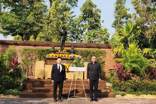 เข้าร่วมพิธีทำบุญและวางพวงมาลา ณ อนุสาวรีย์ท่านเจ้าคุณทหาร เจ้าพระยาสุรวงษ์ไวยวัฒน์ (วร บุนนาค) เนื่องในโอกาสวันคล้ายวันสถาปนาคณะเทคโนโลยีการเกษตร สจล. ครบรอบ 56 ปี